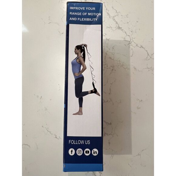 Comness Plantar Fasciitis, Foot, Calf, leg, heel Stretcher, Stretching Strap RED - Picture 3 of 9